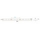 Tira LED 5 mts Flexible 24V 70W 840 Led SMD 2835 IP20 Blanco Cálido, Alta Luminosidad